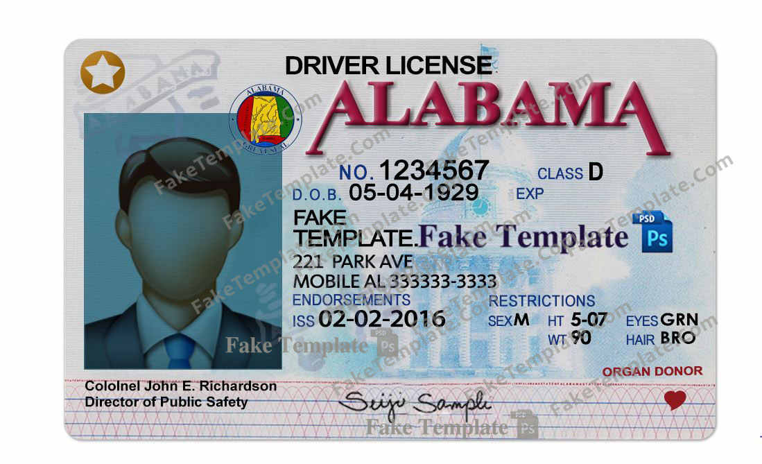 alabama-driver-license-template-02 alabama-driver-license-template-02