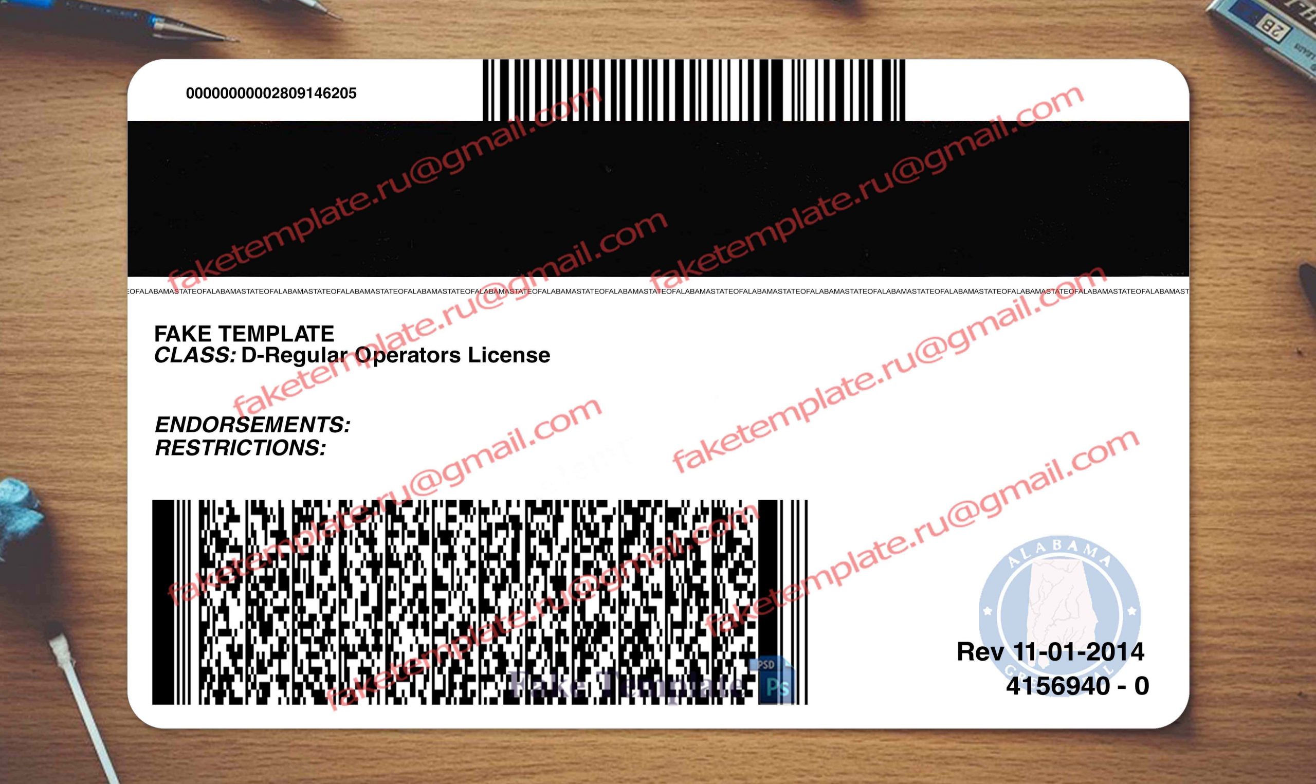 alabama-driver-license-template-02 back of alabama drivers license