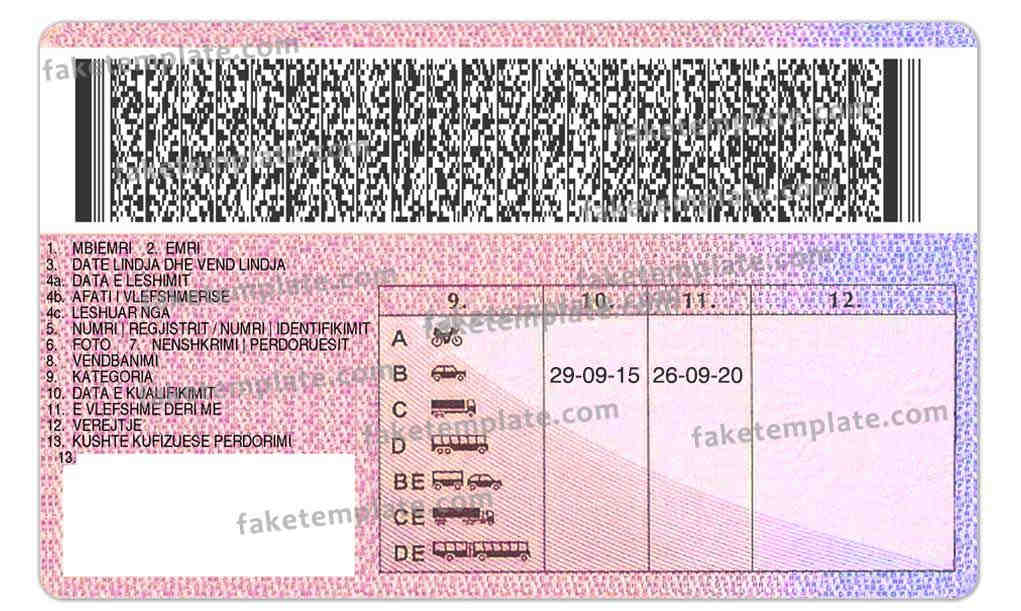 albania-drivers-licence-template-03 albania-drivers-licence-template-03