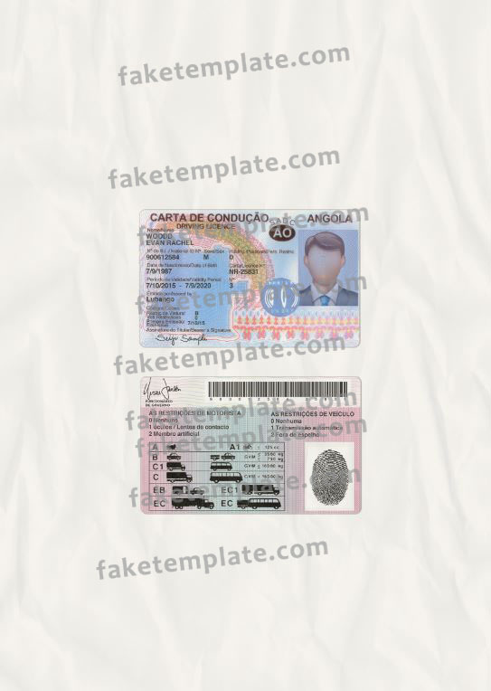 angola-driver-licence-template-04 angola-driver-licence-template-04