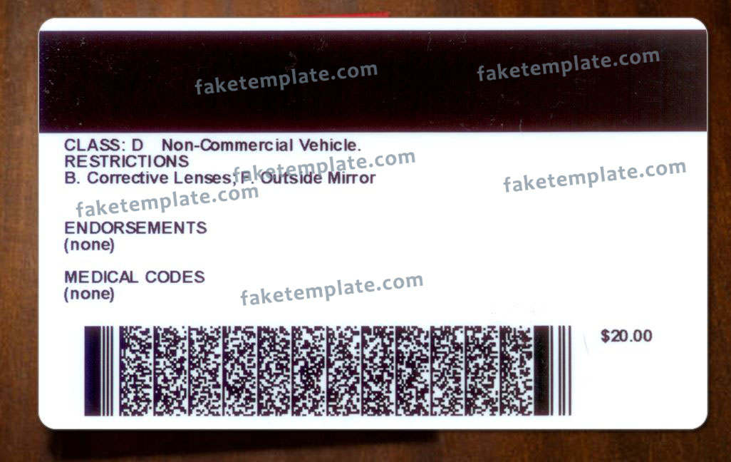 arkansas-driver-license-template-06 arkansas-driver-license-template-06