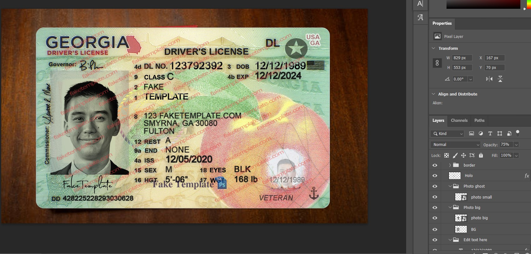 blank-georgia-drivers-license-template-02 blank georgia drivers license template 02