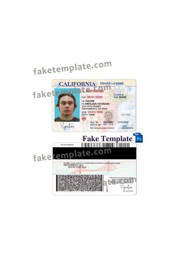 california-driver-license-psd-06 california-driver-license-psd-06