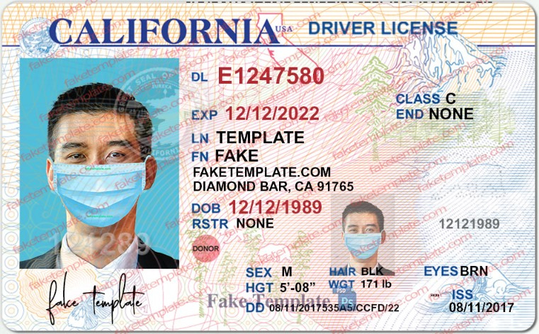 california-driver-license-psd-07 california driver license psd