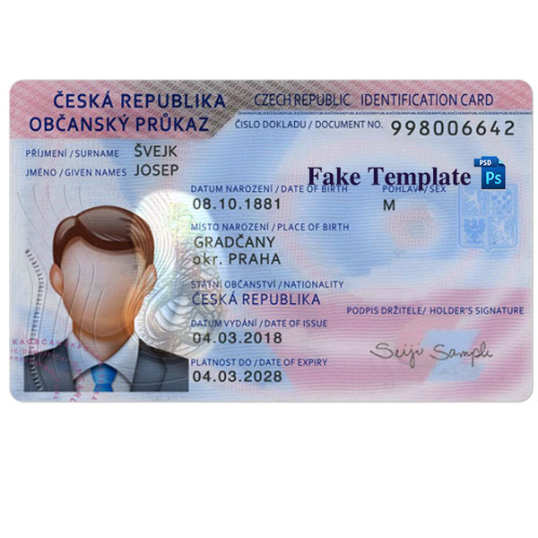 Czech National Identity Card Czech National Identity Card