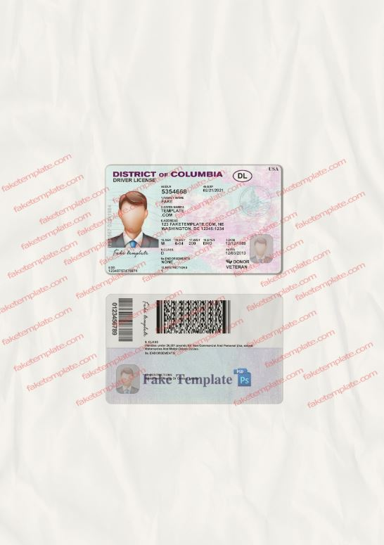 district-of-columbia-driver-license-template-04 district-of-columbia-driver-license-template-04