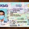 kansas drivers license template