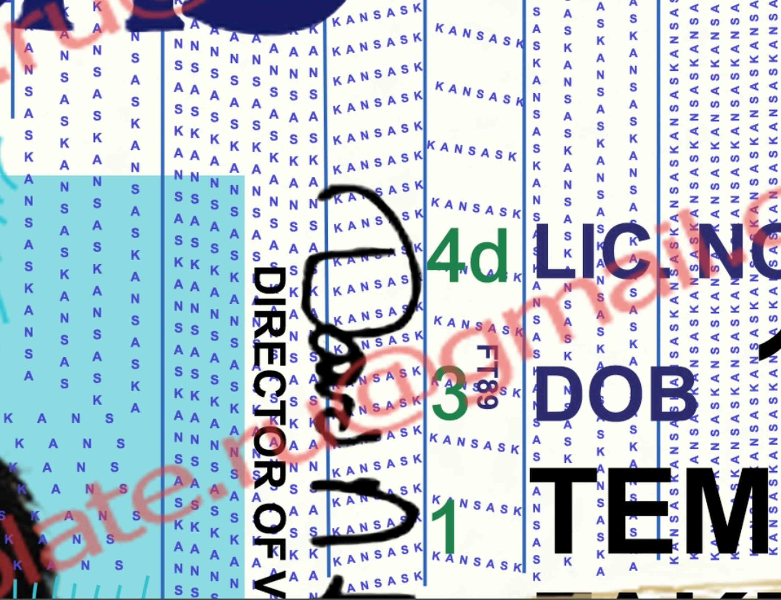 kansas drivers license psd