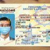 louisiana driver license template