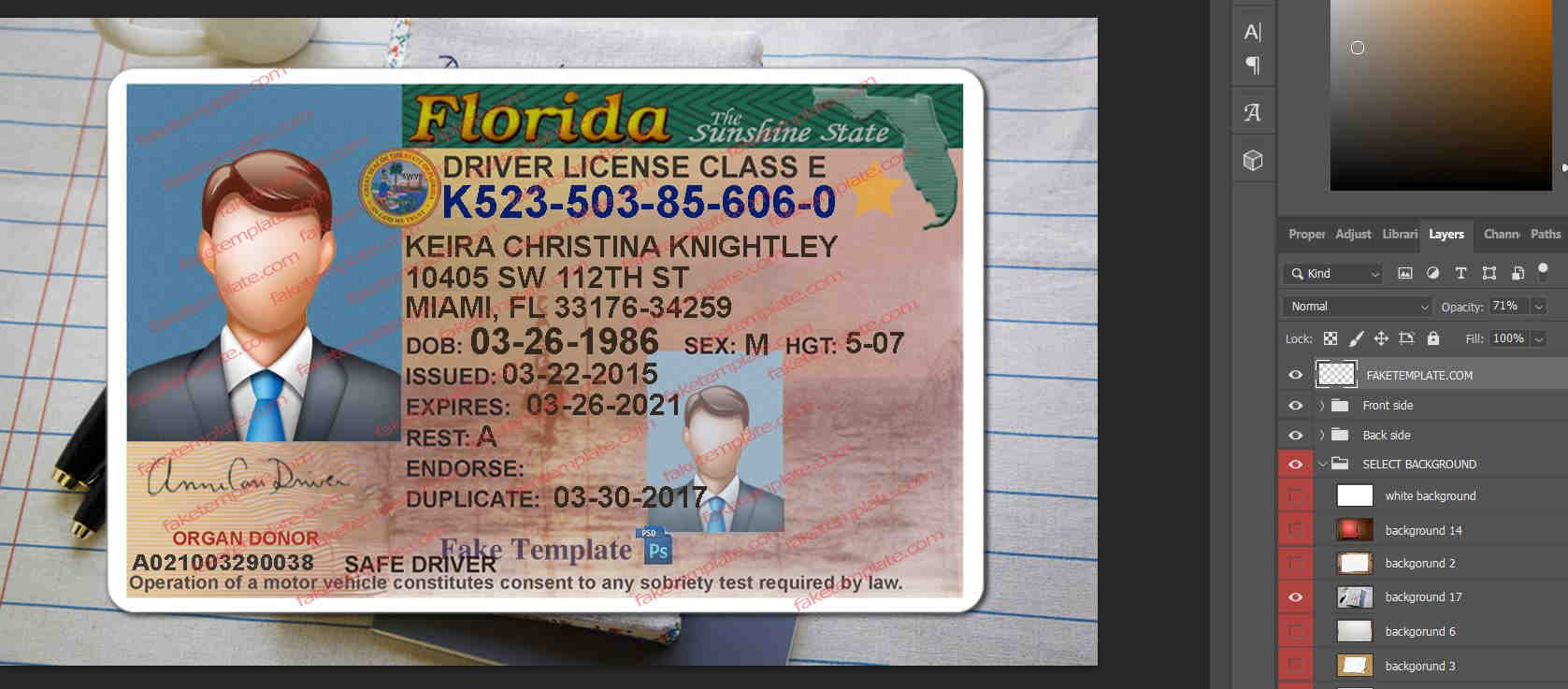 florida-driver-license-template-02 florida-driver-license-template-02