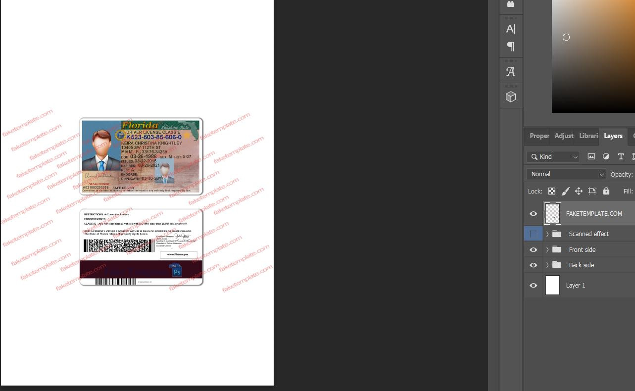 florida-driver-license-template-05 florida-driver-license-template-05