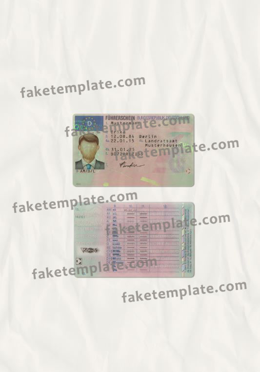 germany-driver-license-template-04 germany-driver-license-template-04