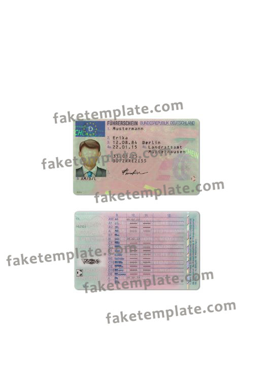 germany-driver-license-template-05 germany-driver-license-template-05