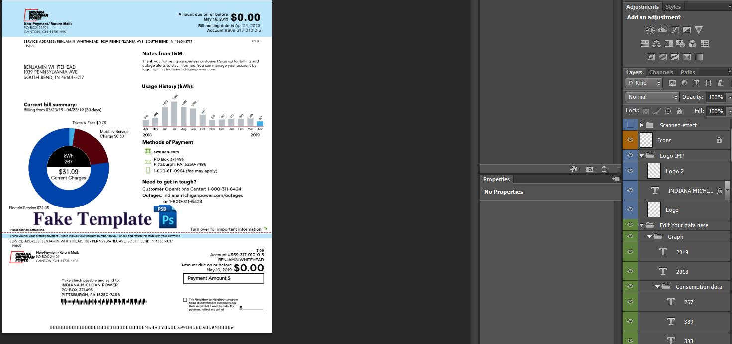 indiana-utility-bill-psd-template-02 indiana-utility-bill-psd-template-02