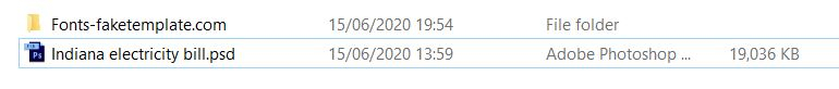indiana-utility-bill-psd-template-03 indiana-utility-bill-psd-template-03