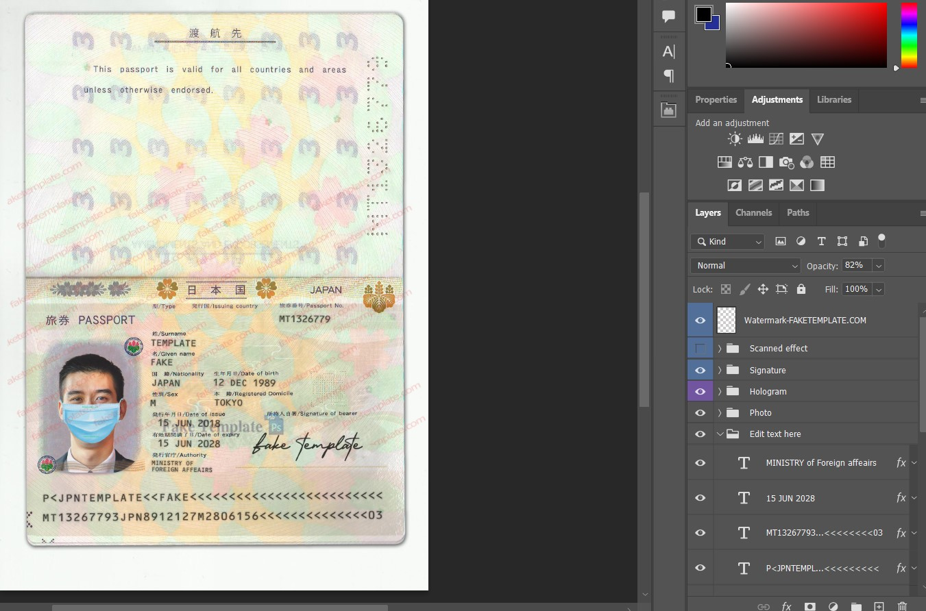 japan-passport-template-psd-07 japan passport template