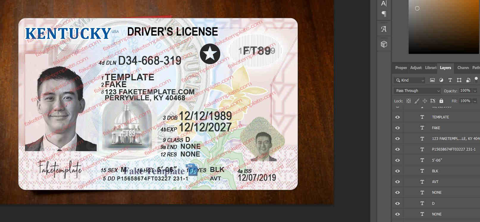 kentucky-drivers-license-template-02