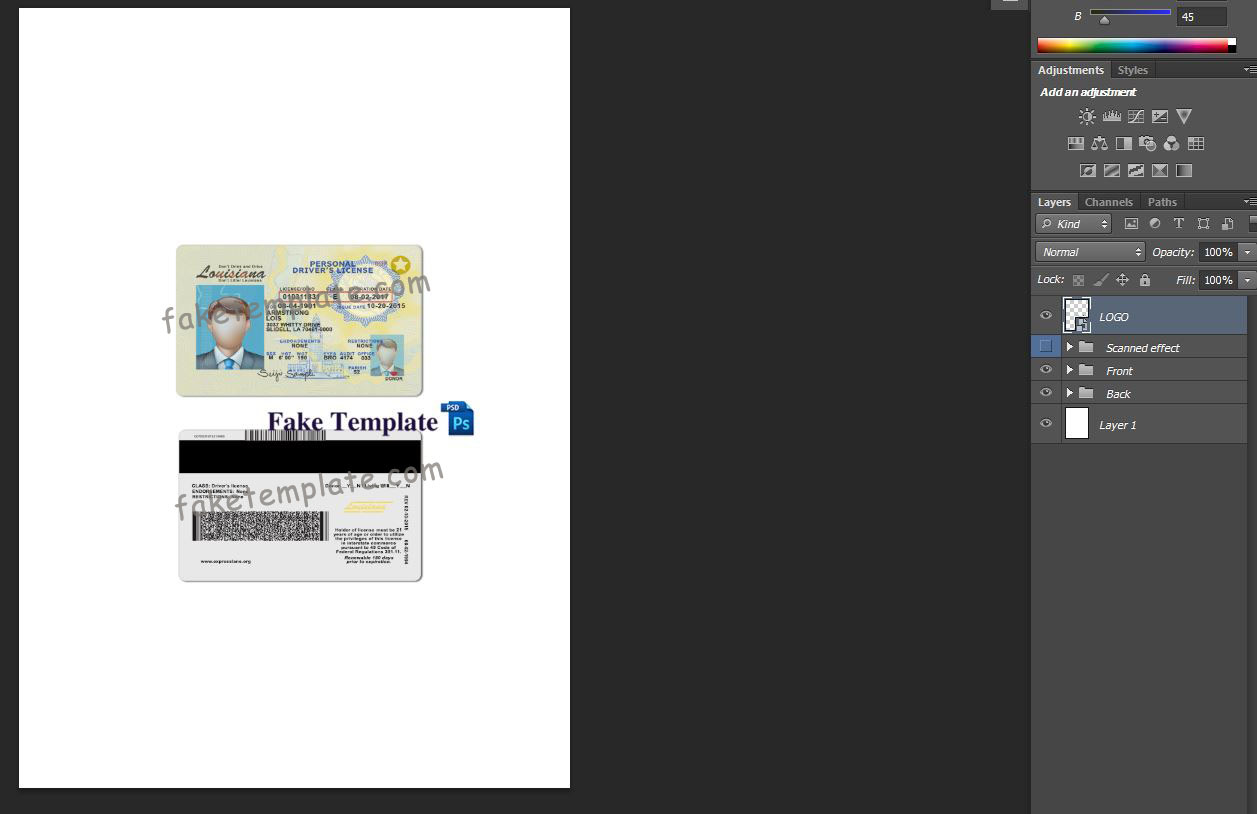louisiana-drivers-license-template-05 louisiana-drivers-license-template-05
