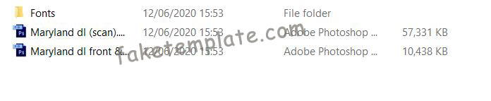maryland-driver-license-template-06 maryland-driver-license-template-06
