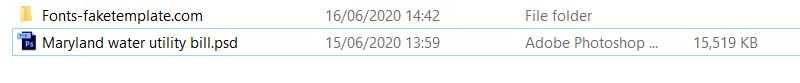 maryland-utility-bill-psd-template-03 maryland-utility-bill-psd-template-03