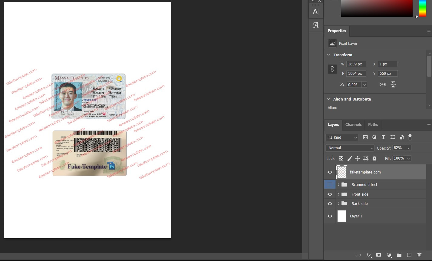 massachusetts-driver-license-template-05 massachusetts driver license template 05