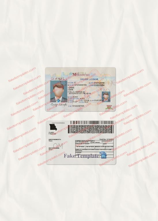 missouri-drivers-license-template-04 missouri-drivers-license-template-04