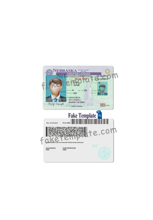 nebraska-drivers-license-template-05 nebraska-drivers-license-template-05