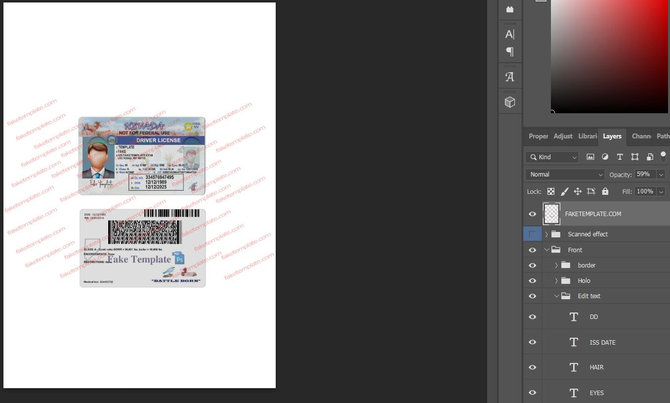 nevada-drivers-license-template-05 nevada-drivers-license-template-05