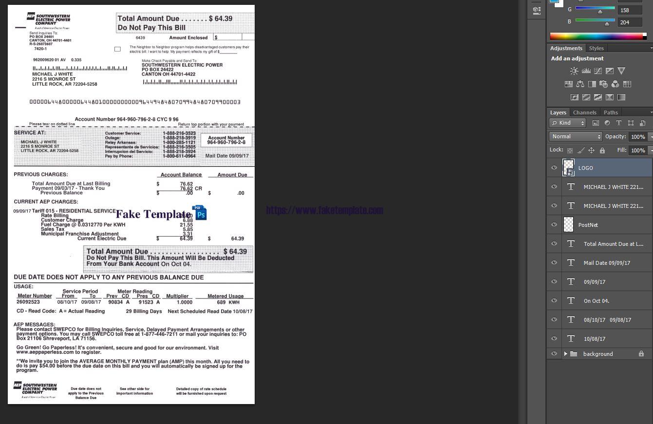 southwestern-utility-bill-psd-template-02