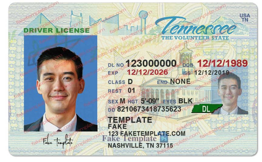 tennessee-drivers-license-template-01 tennessee-drivers-license-template-01
