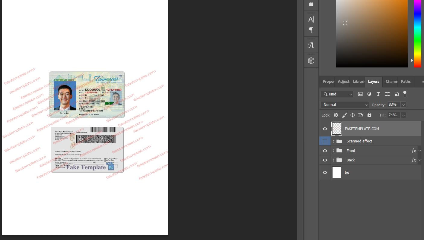 tennessee-drivers-license-template-07 tennessee-drivers-license-template-07