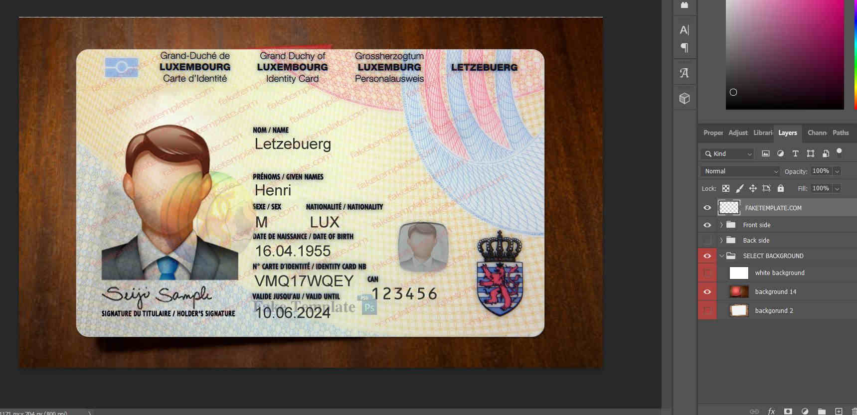 luxembourg-id-card-template-02
