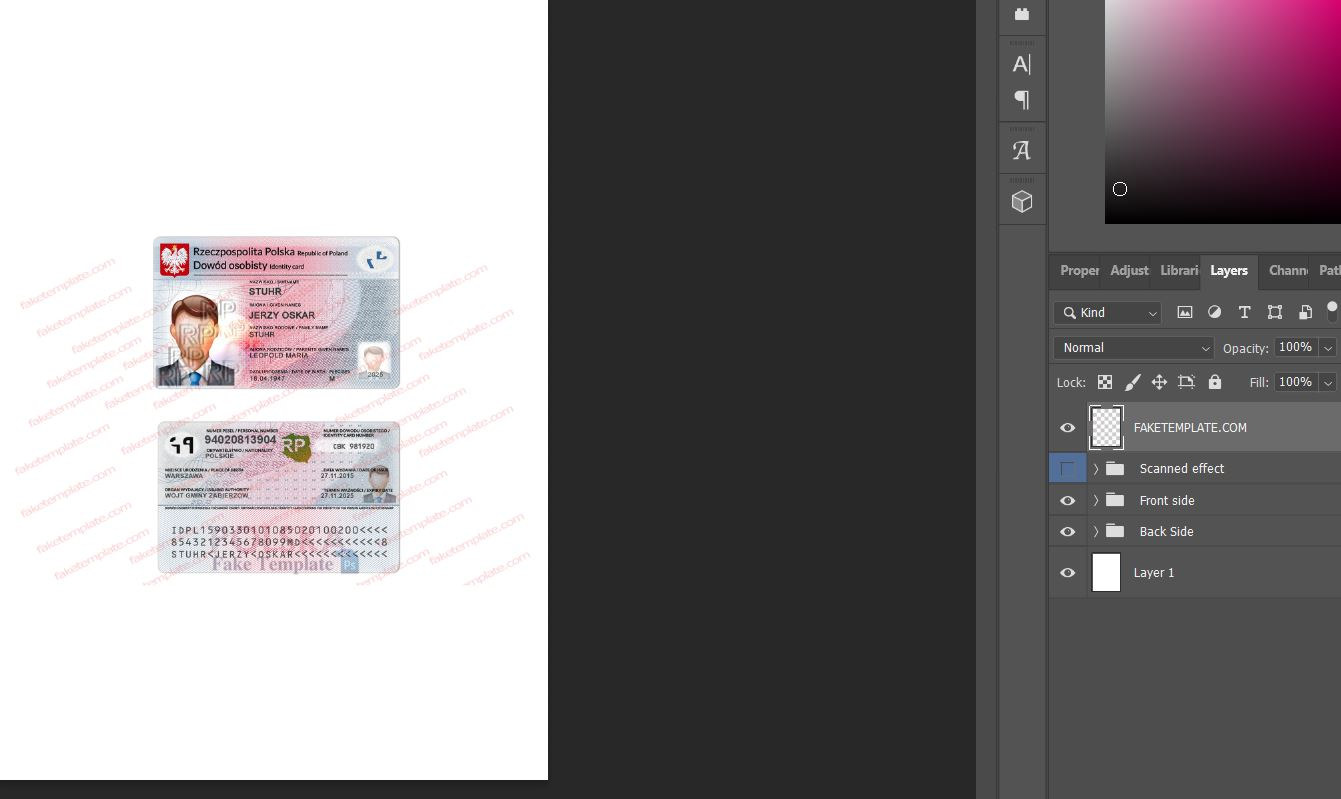 poland-id-card-template-05 poland-id-card-template-05