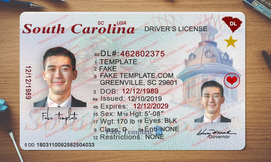 south-carolina-drivers-license-template-10 south-carolina-drivers-license-template-10