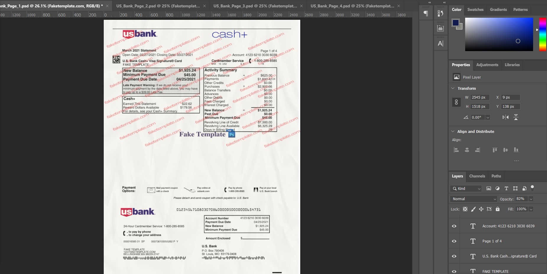 us-bank-bank-statement-template-02 us bank bank statement template
