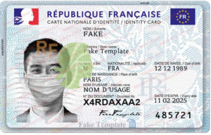 French ID Card Template french id card template