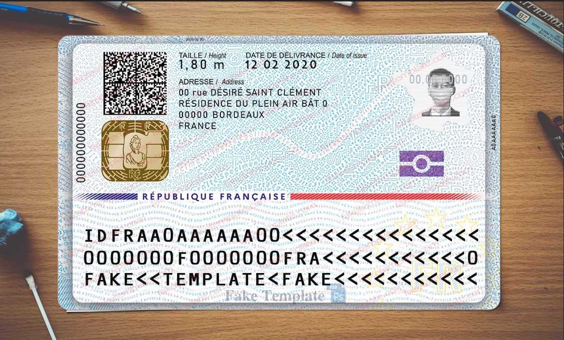 french-id-card-template-03 france id card template