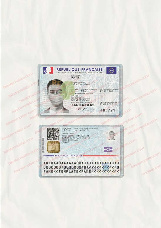 french-id-card-template-04 fake france id card