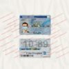 blank australian drivers license template