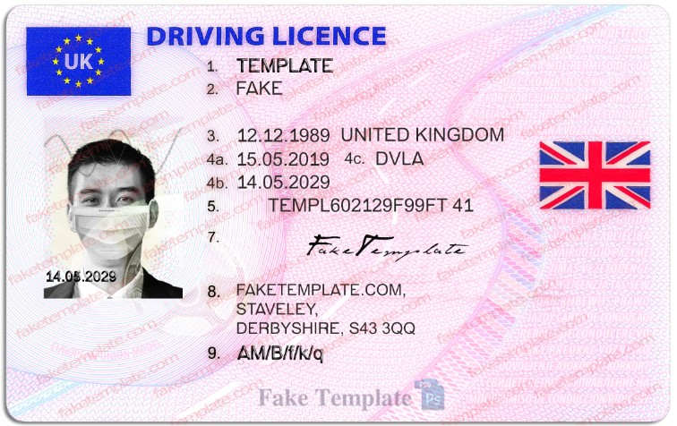 uk-drivers-license-template-01 uk drivers license template
