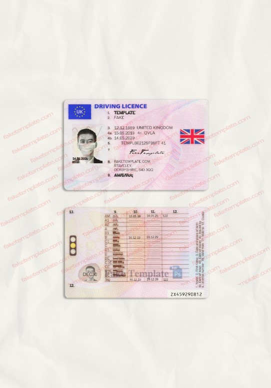 uk-drivers-license-template-04 uk drivers license front and back