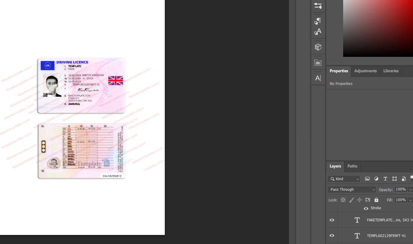 uk-drivers-license-template-05 back of uk drivers license