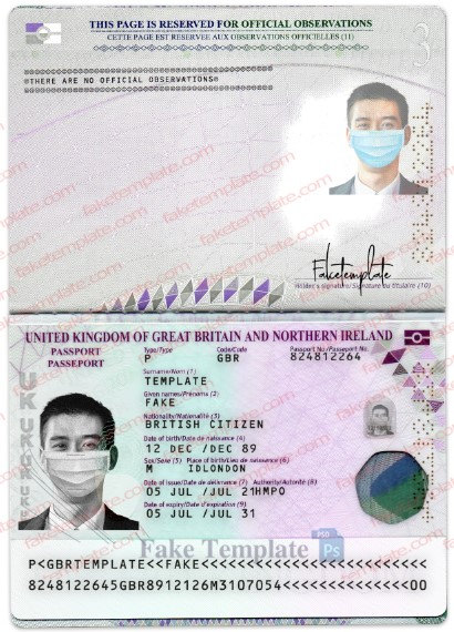 uk passport psd template uk passport psd template