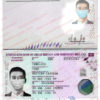 fake uk passport template