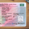 polish id card template