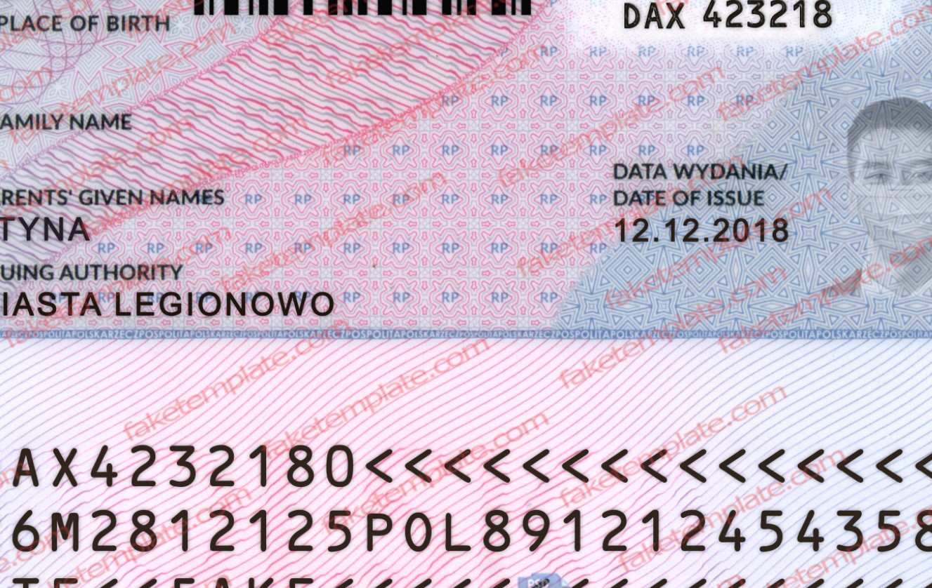 poland id card psd