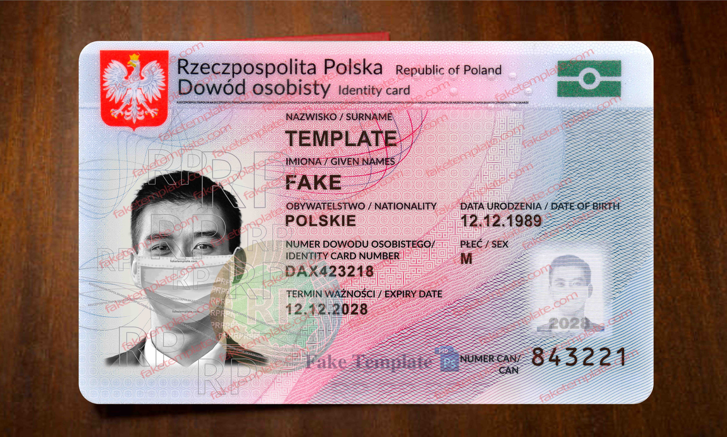 poland id card psd poland id card psd