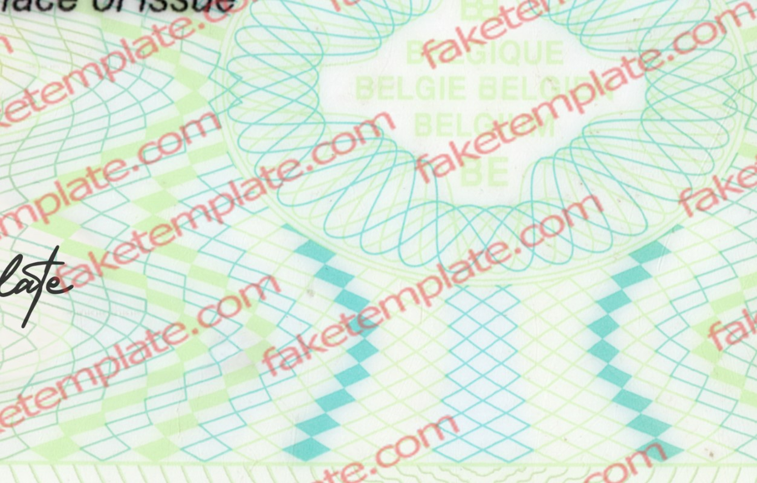 belgian identity card psd fake belgium id card maker