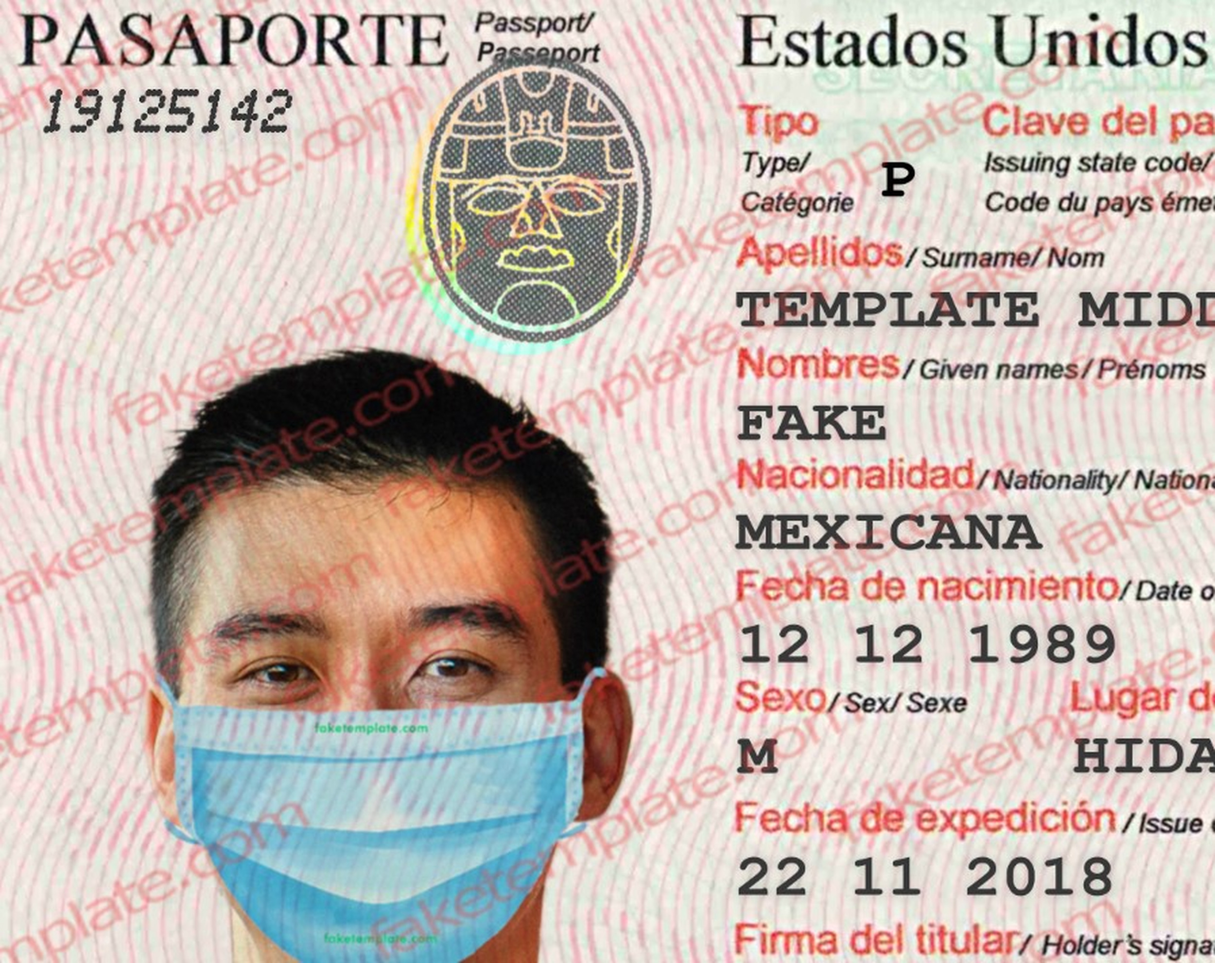 fake mexican passport