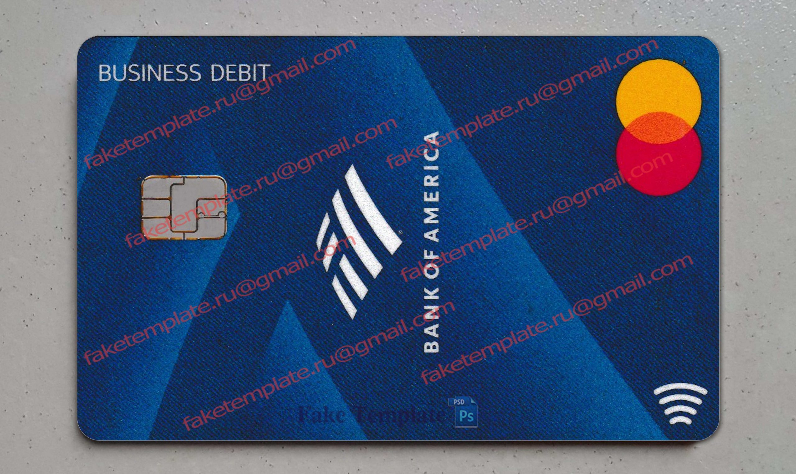 boa business debit template